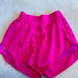 Lululemon Hotty Hot Pink Shorts Size 2
